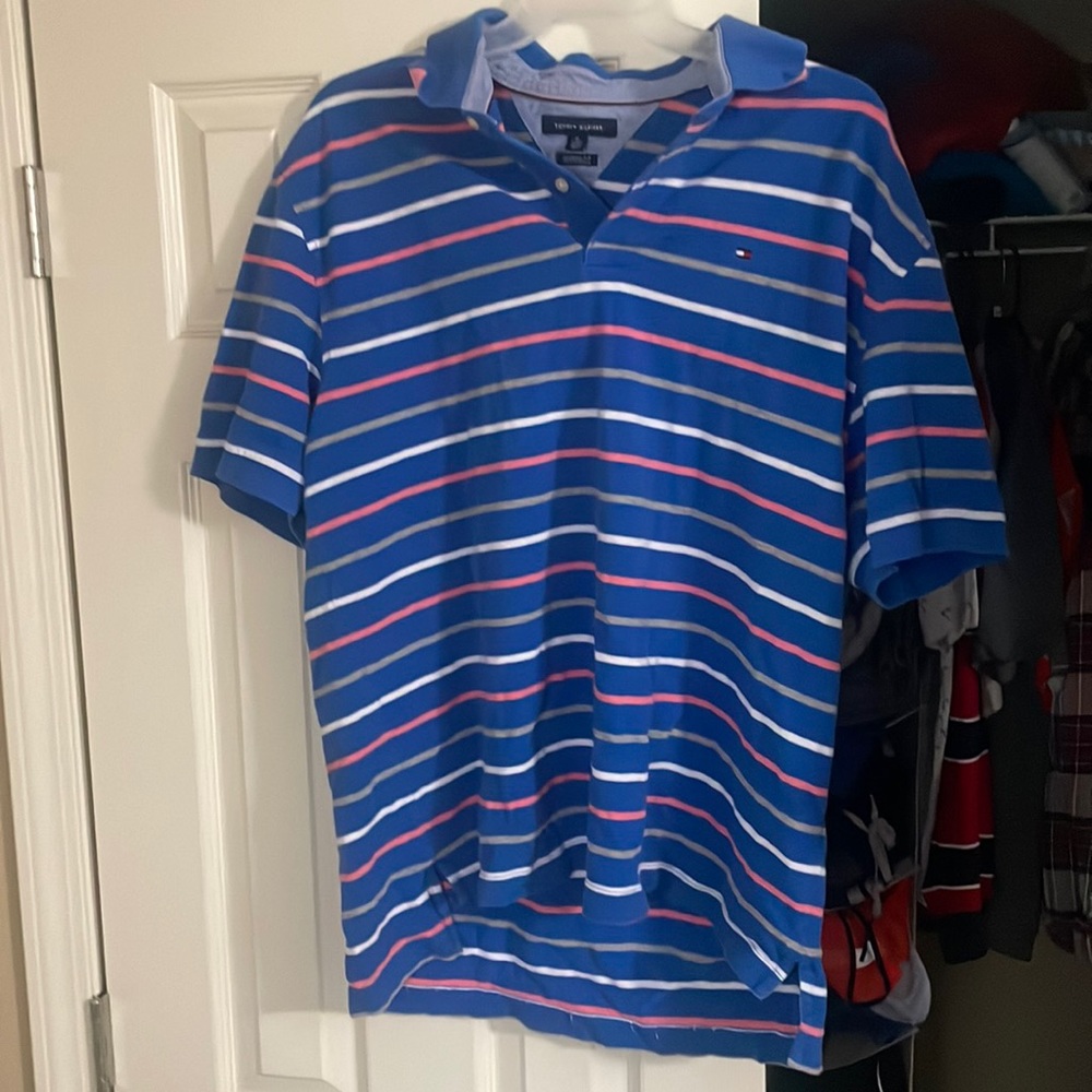 Striped Tommy Hilfiger polo